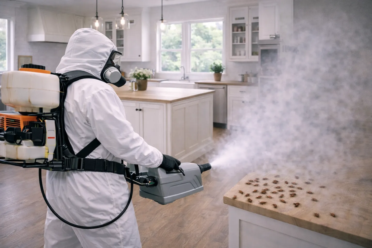 Уничтожение клопов холодным туманом эффективно