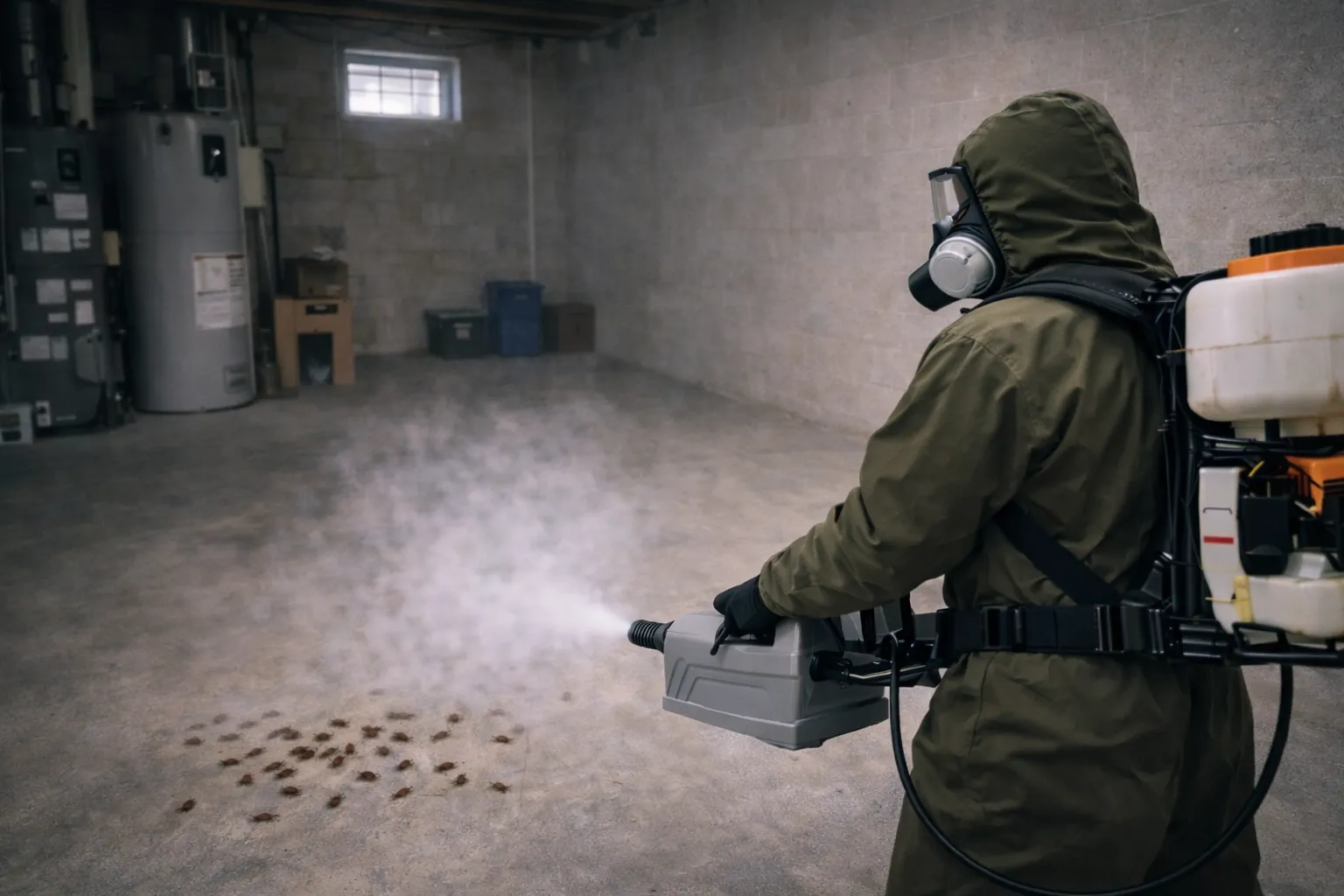 Уничтожение клопов холодным туманом эффективно